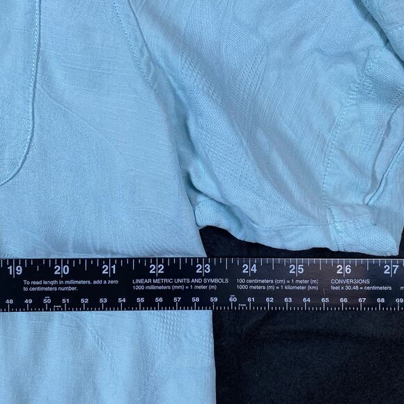 Tommy Bahama Mens Shirt Blue Hawaiian Camp 100% Silk Big Shot Tee Party XL - Picture 9 of 15